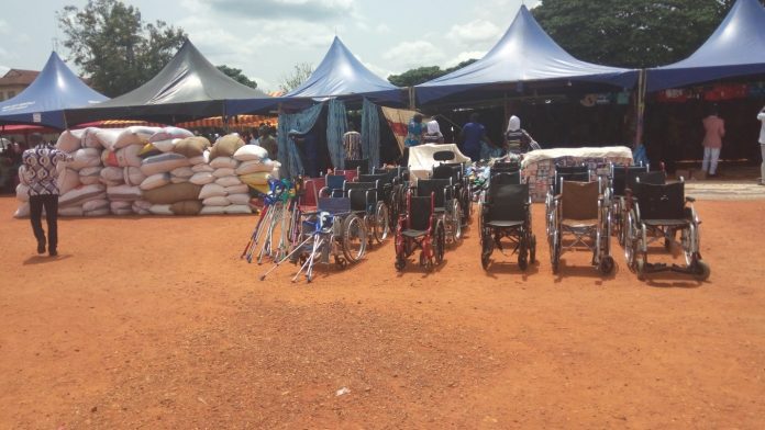 items donated some of the items donated to the orphanages, people with physically challenges and other institutions