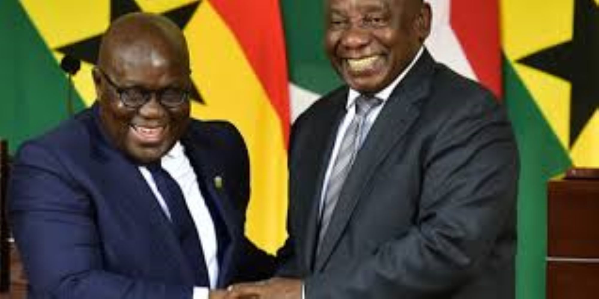 Nana Addo dankwa akufo Addo And Matamela Cyril Ramaphosa