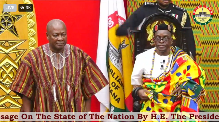 John Dramani Mahama Delivers State Of The Nation Address