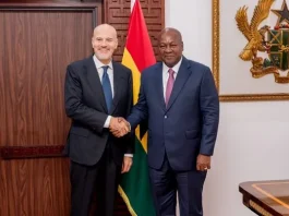 President Mahama Meets Eni Ceo